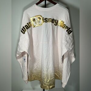 NWT 2021 Walt Disney World Parks Spirit Jersey, New Year’s Eve Pink & Gold, XXL